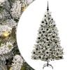 vidaXL Umjetno božićno drvce 180 cm 300 LED lampica Topla bijela