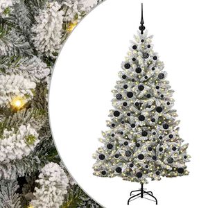 vidaXL Umjetno božićno drvce 180 cm 300 LED lampica Topla bijela