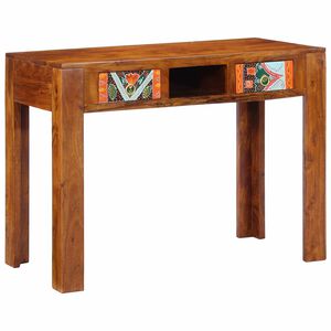 vidaXL Radni stol s ladicama s pohranom Smeđa 100 x 50 x 75 cm