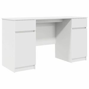 vidaXL Stol Bijelo Konstruirano drvo 140 x 49 x 76 cm
