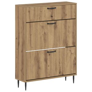 vidaXL Ormar za cipele HAARLEM 78 x 24 x 103 cm Konstruirano drvo