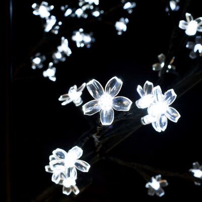 vidaXL Božićno drvce s 220 LED žarulja hladno bijelo svjetlo 220 cm