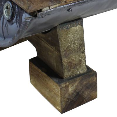 vidaXL Stolić za Kavu Masivno Obnovljeno Drvo 90x50x35 cm