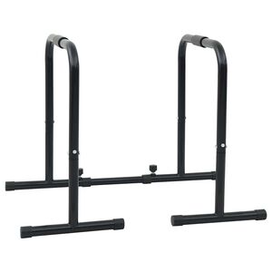 vidaXL &Scaron;ipka za dipove Crna 116 x 66 x 74,5 cm Čelik s prahom premazan