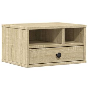 vidaXL Stalak za pisač boja hrasta 40 x 32 x 22,5 cm konstruirano drvo