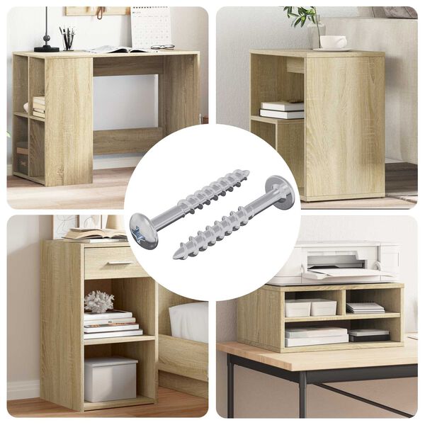 vidaXL Vijak 2 pcs Srebrno 9,8 x 35 mm Željezo