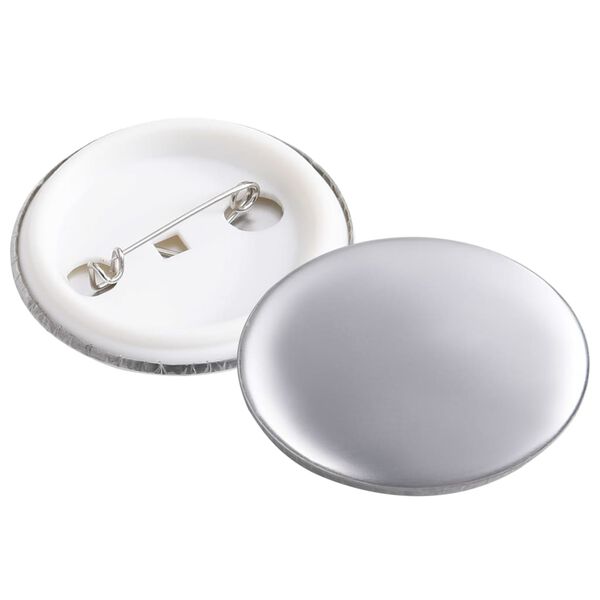 vidaXL Gumbi za izradu znački 500 setova 37 mm