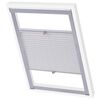 vidaXL Plisirane rolete bijele M06/306