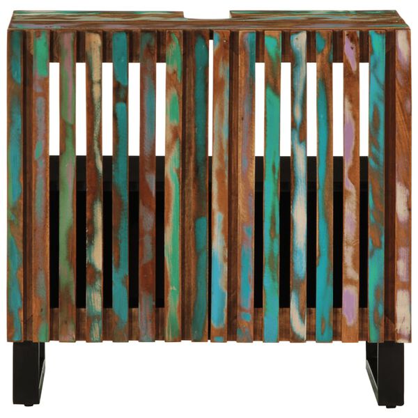 vidaXL Kupaonski ormarić za umivaonik 62x34x58 cm masivno drvo bagrema