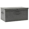 vidaXL Kutija za pohranu od tkanine 50 x 30 x 25 cm antracit