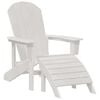vidaXL Adirondack stolica Bijelo 82 x 74 x 92 cm HDPE