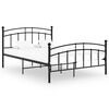 vidaXL Okvir za krevet crni metalni 200 x 200 cm