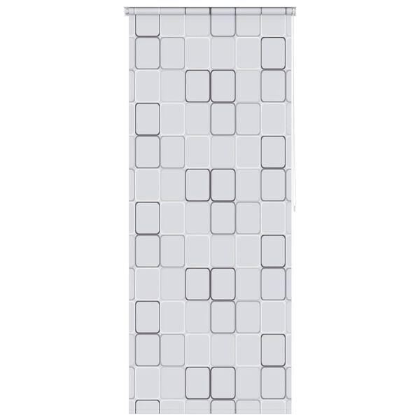 vidaXL Roleta za tuš 120 x 240 cm s uzorkom kvadrata