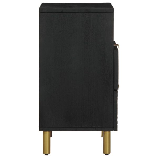 vidaXL Noćni ormarić crni 50x33x62 cm od konstruiranog drva