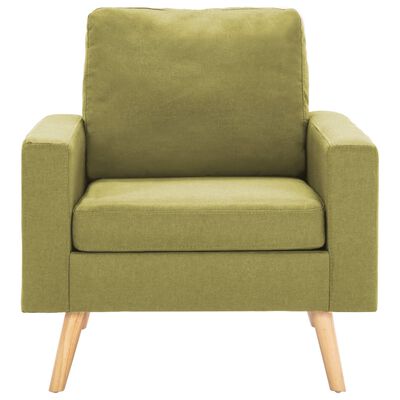 vidaXL Fotelja od tkanine zelena