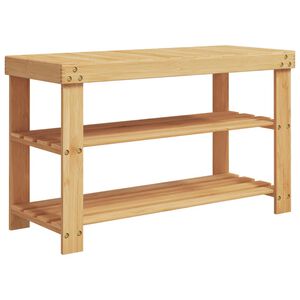 vidaXL Stalak za cipele s 3 razine 70 x 27,5 x 45 cm od bambusa