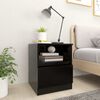 vidaXL Noćni ormarići 2 kom crni 40 x 40 x 50 cm od konstruiranog drva
