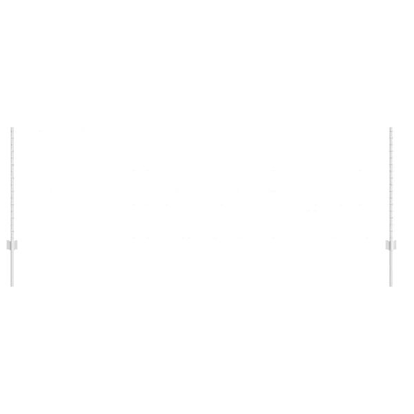 vidaXL Stup za ogradu 11 pcs Srebrno 100 cm Čelik