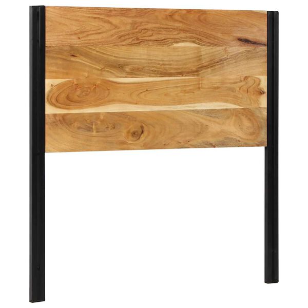 vidaXL Uzglavlje 100 cm Puno drvo bagrem i željezo