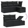 vidaXL 7-dijelni set vrtnih sofa sivi od poliratana