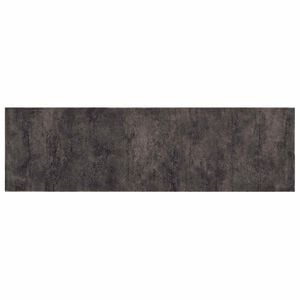vidaXL Kuhinjski Tepih crni beton 150 x 45 cm 100% poliamid