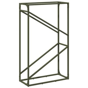 vidaXL Stalak za drva 60x25x100 cm hladno valjani čelik