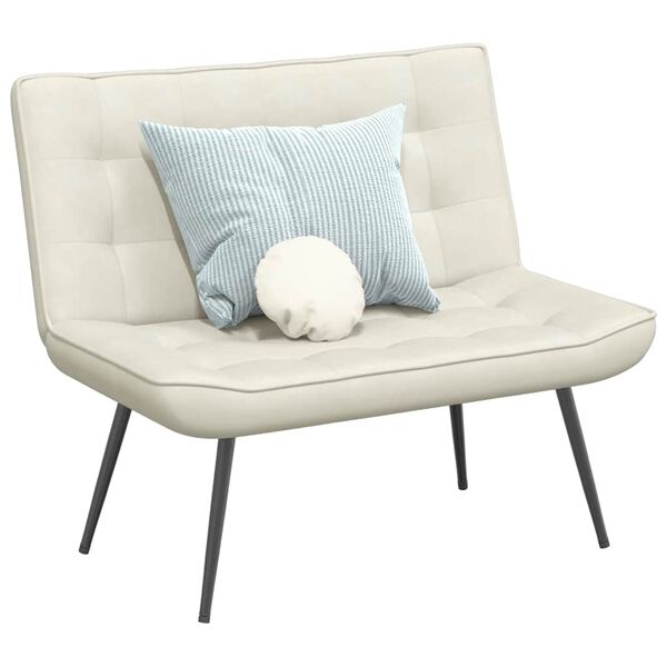 vidaXL Klupa krem 110x74x84 cm bar&scaron;unasta