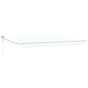 vidaXL Nadstre&scaron;nica Bijelo 450 x 300 x 165 cm Poliester i metal
