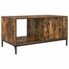 vidaXL Kava Stol Dimljeni hrast 90 x 49 x 46 cm Konstruirano drvo