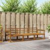 vidaXL Set vanjskih sofa 3 pcs Prirodna Čvrsto drvo akacije