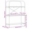 vidaXL Polica Umjetnički hrast 80 x 30 x 109 cm Konstruirano drvo