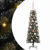 vidaXL Umjetno božićno drvce Zelena 120 cm PVC, Plastika i Čelik