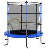 vidaXL Trampolin sa sigurnosnom mrežom okrugli 140 x 160 cm plavi