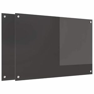 vidaXL Kuhinjski zaštita 2 pcs Tamno siva 90 x 60 cm