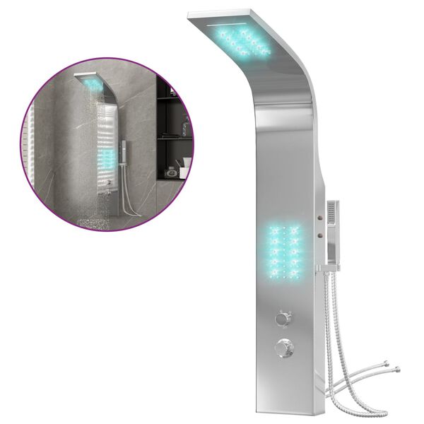 vidaXL Panel za tu&scaron;iranje od nehrđajućeg čelika zakrivljeni