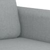 vidaXL 2-dijelni set sofa s jastucima svjetlosivi od tkanine
