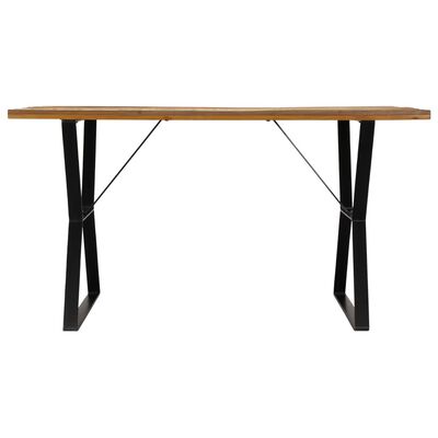 vidaXL Blagovaonski stol od masivnog obnovljenog drva 140 x 80 x 76 cm