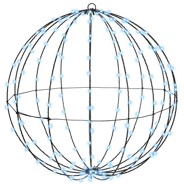 vidaXL Lopta 2 pcs Hladna bijela 59,5 x 59,5 x 63 cm Metal