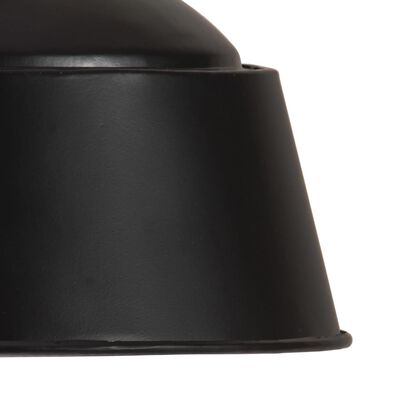 vidaXL Industrijska viseća svjetiljka 32 cm crna E27