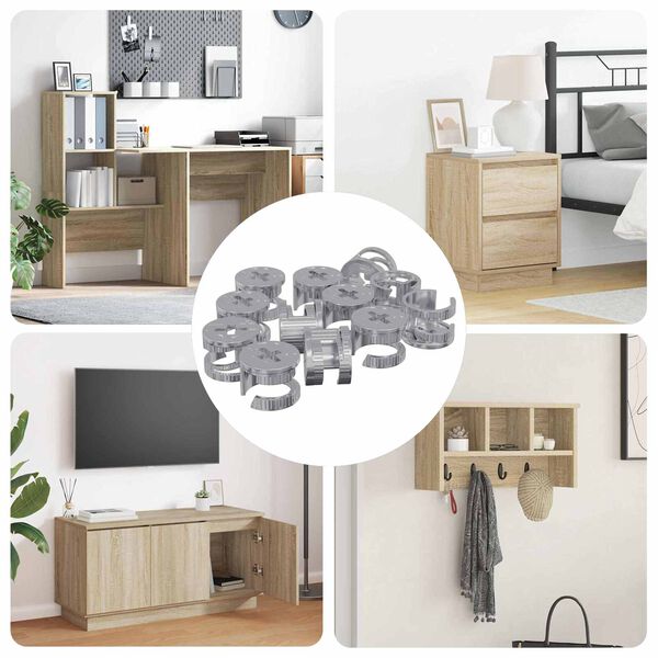 vidaXL Matične zakovice 4000 pcs Srebrno Metal