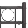 vidaXL Element Ograde Assen Siva 170 x 170 cm Čelik
