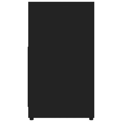 vidaXL Kupaonski ormarić crni 60 x 33 x 61 cm od iverice