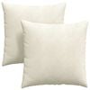 vidaXL Jastučići za sofu 2 pcs Krema 80 x 80 cm Kordura tekstil