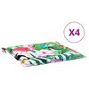 vidaXL Jastuci za vrtne stolice 4 kom vi&scaron;ebojni 50x50x4 cm od tkanine