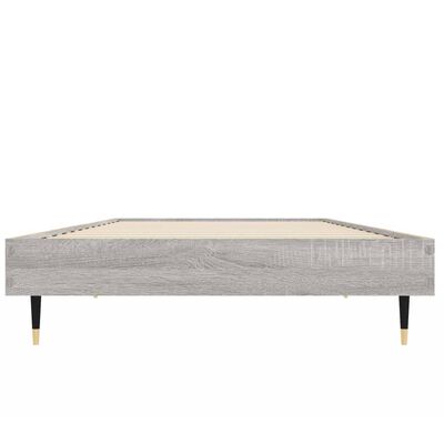 vidaXL Okvir za krevet boja hrasta 75 x 190 cm od konstruiranog drva