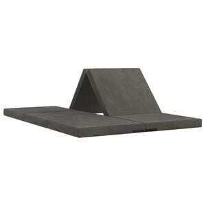 vidaXL Sofa na razvlačenje 140 x 67 x 45 cm Tamnosiva