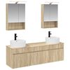 vidaXL Set ormarića za kupaonicu 5 pcs Hrast sonoma 50 x 14,5 x 70 cm