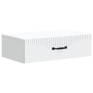 vidaXL Stolna montirana na zid Bijela 59 x 34,5 x 17 cm