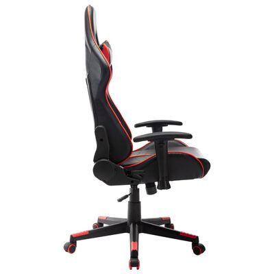 vidaXL Igraća stolica od umjetne kože crno-crvena