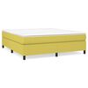 vidaXL Okvir za krevet s oprugom zeleni 160x200 cm od tkanine